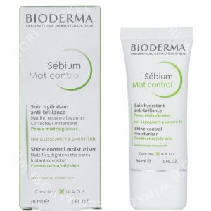 Bioderma Sebium Mat Control 30ml For Combination/Oily Skin