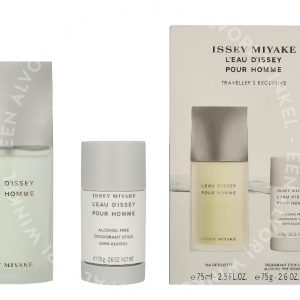 Issey Miyake L'Eau D'Issey Pour Homme Giftset 150ml Edt Spray 75ml/Deo Stick 75gr