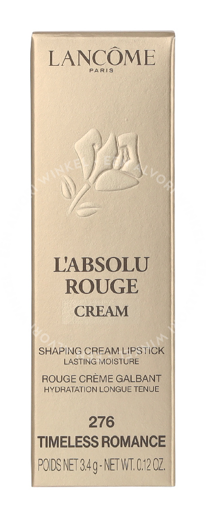 Lancome L'Absolu Rouge Cream Lipstick 3.4g #276 Timeless Romance - Afbeelding 2