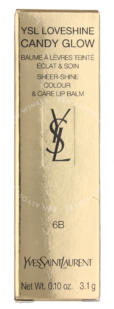 YSL Loveshine Candy Glow Lip Gloss 3.1g #6B Brown Nude - Afbeelding 2