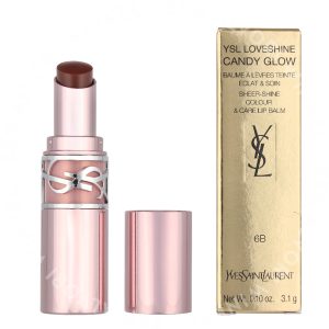 YSL Loveshine Candy Glow Lip Gloss 3.1g #6B Brown Nude