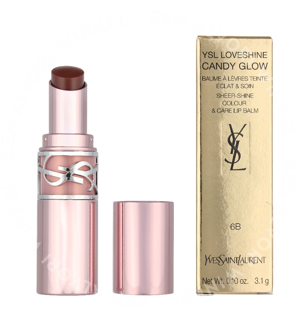 YSL Loveshine Candy Glow Lip Gloss 3.1g #6B Brown Nude