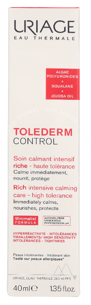 Uriage Tolederm Control Rich Soothing Care 40ml - Afbeelding 2