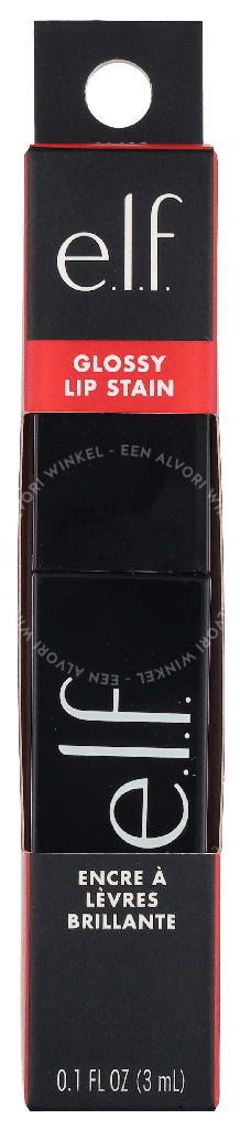 Elf Glossy Lip Stain 3ml Fiery Red - Afbeelding 2