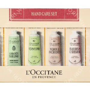 L'Occitane Hand Care Set 240ml 8x30ml - Hand Cream - 2x Karite/Rose/Fleurs De Cerisier/Lavande Blanche/Néroli Orchidee/Amande Sublime/Verveine