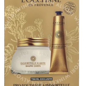 L'Occitane Immortelle Pro Youth Shea Body & Hands Duo 275ml Body Care Body Balm 200ml/Hand Care Serum 75ml