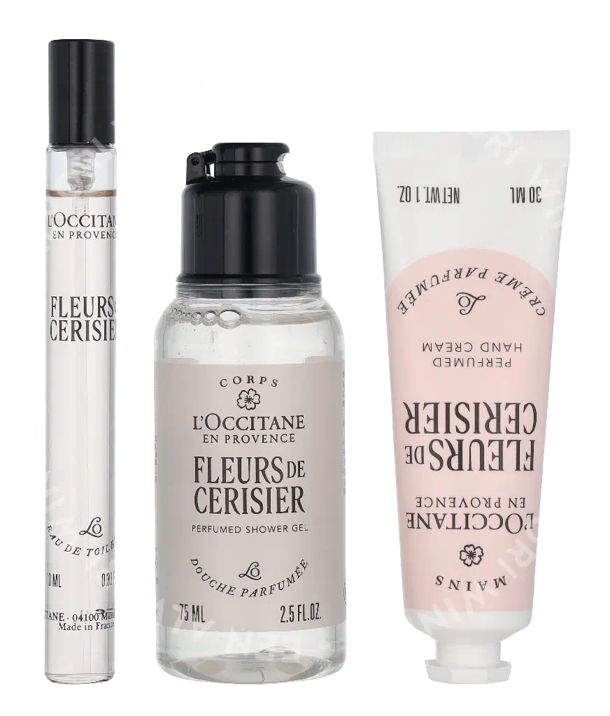 L'Occitane Fleurs De Cerisier Routine Giftset 115ml Hand Cream 30ml/Shower Gel 75ml/Edt Spray 10ml - Afbeelding 3