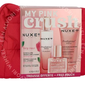 Nuxe Prodigieux Floral Travel Kit 105ml Micellar Water 50ml/Perfume 15ml/Shimmering Dry Oil 10ml/Shower Oil 30ml