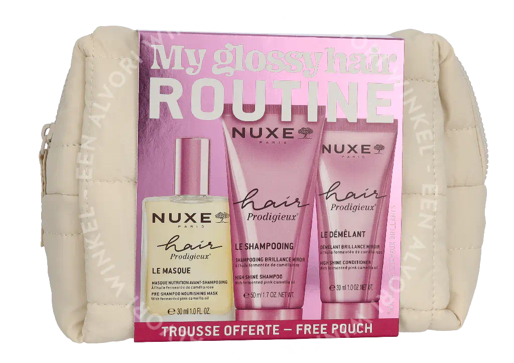 Nuxe Hair Prodigieux Set 110ml Shampoo 50ml /Conditioner 30ml /Pre-Shampoo Mask 30ml