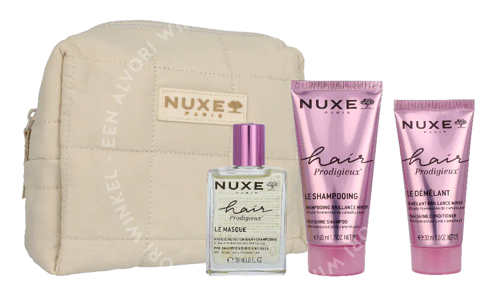 Nuxe Hair Prodigieux Set 110ml Shampoo 50ml /Conditioner 30ml /Pre-Shampoo Mask 30ml - Afbeelding 2