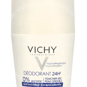 Vichy 24H Deodorant Dry Touch Roll-On 50ml Alcohol-Free