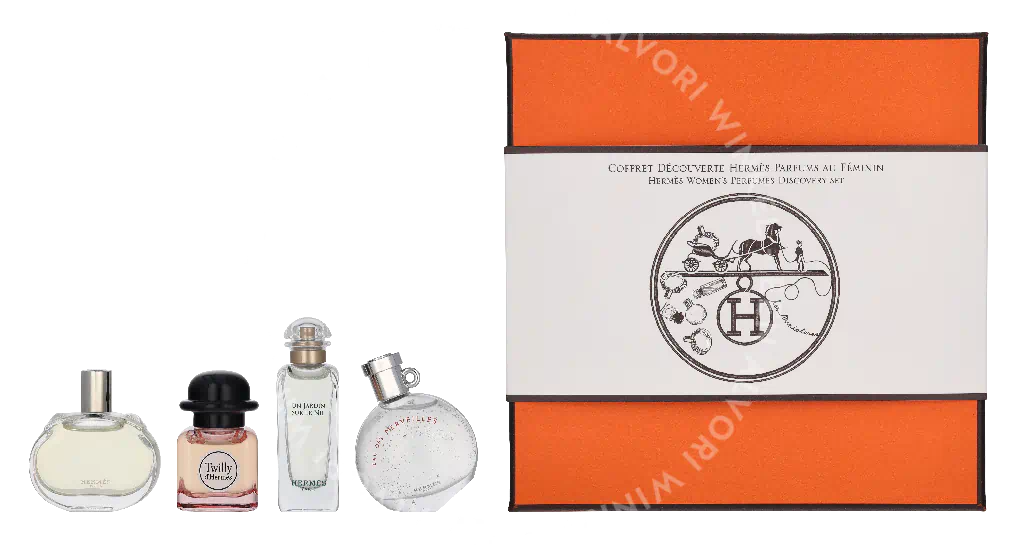 Hermes Miniature Set 30ml 4 x 7,5ml - Twilly D'Hermes Edp/Eau Des Merveilles Edt/Un Jardin Sur Le Nil Edt/Barenia Edp