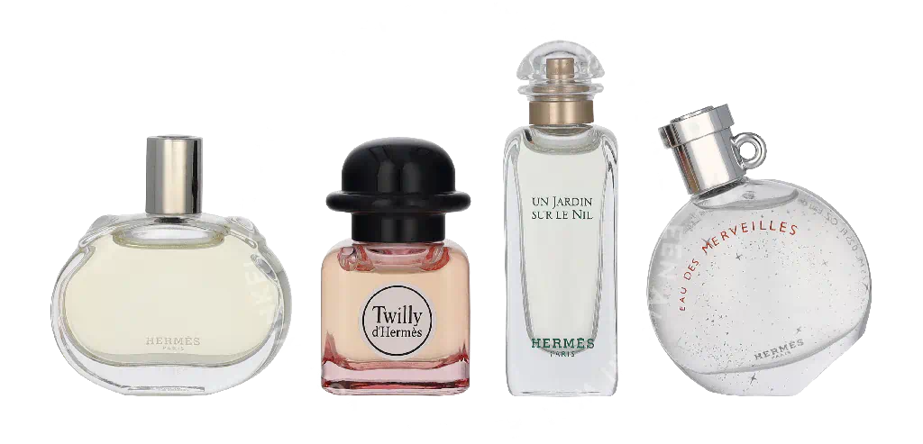 Hermes Miniature Set 30ml 4 x 7,5ml - Twilly D'Hermes Edp/Eau Des Merveilles Edt/Un Jardin Sur Le Nil Edt/Barenia Edp - Afbeelding 3