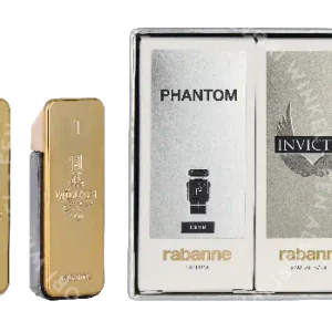 Paco Rabanne Miniatures Set 20ml 1 Million Edt Spray 5ml/1 Million Elixir Parfum 5ml/Invictus Edt Spra 5ml/Phantom Edt Spra 5ml