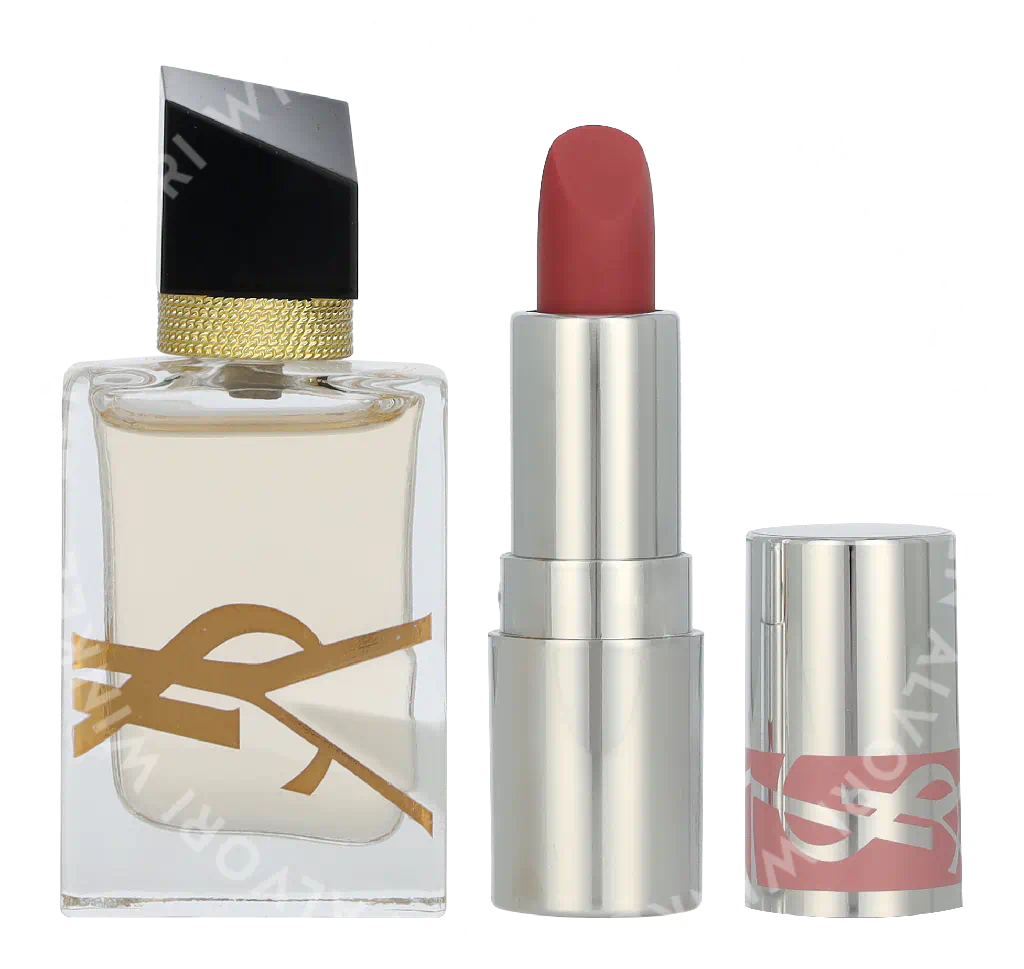 YSL Libre Giftset 8.8ml Edp Spray 7,5ml/#44 Loveshine Lipstick 1,3gr - Afbeelding 3