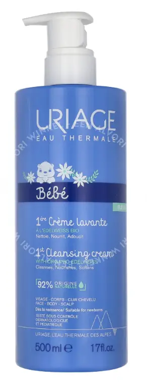 Uriage Bebe 1st Cleansing Cream 500ml - Afbeelding 4