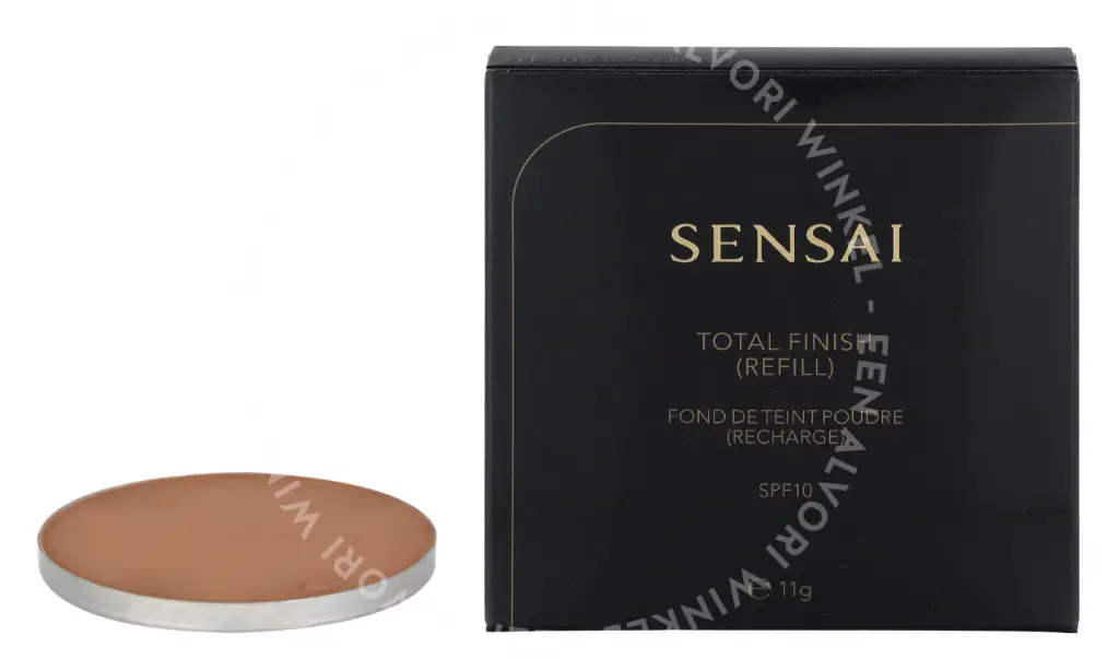Sensai Total Finish Foundation SPF10 - Refill 11g #205 Topaz Beige - Afbeelding 4