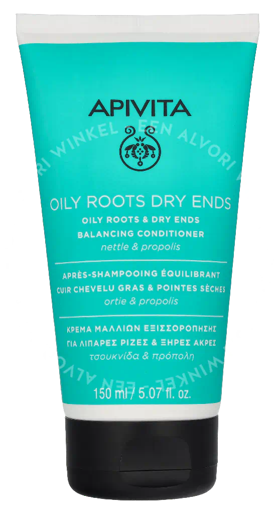 Apivita Oily Roots & Dry Ends Conditioner 150ml Nettle & Propolis - Afbeelding 2