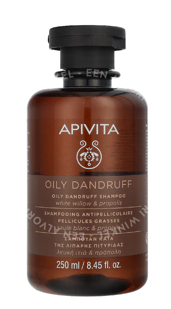 Apivita Oily Dandruff Shampoo 250ml White Willow & Propolis - Afbeelding 4