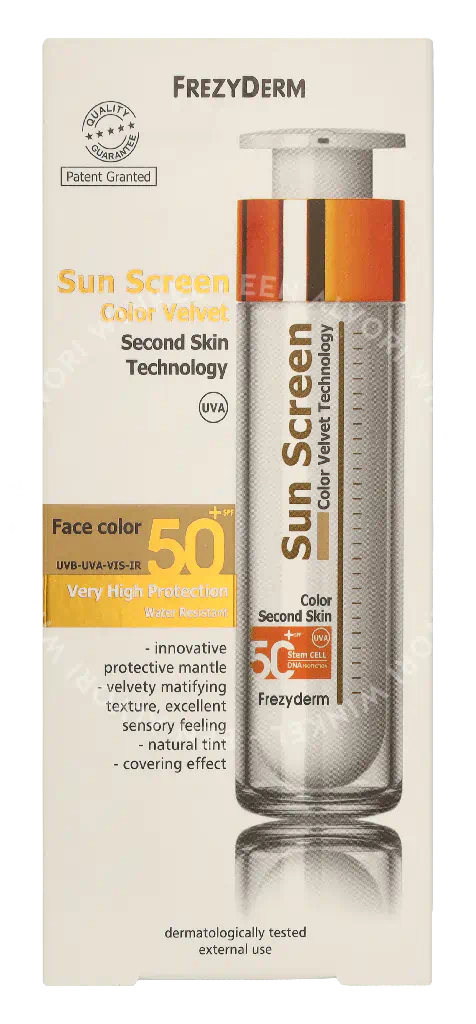 Frezyderm Sun Screen Velvet SPF50 50ml - Afbeelding 2