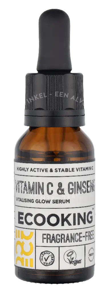 Ecooking Vitamin C & Ginseng Vitalising Glow Serum 20ml - Afbeelding 2