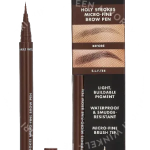 Elf Holy Strokes Micro-Fine Brow Pen 0.7ml Dark Brown