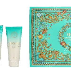 Versace Crystal Emerald Giftset 295ml Edp Spray 90ml/Shower Gel 100ml/Body Lotion 100ml/Edp Spray 5ml