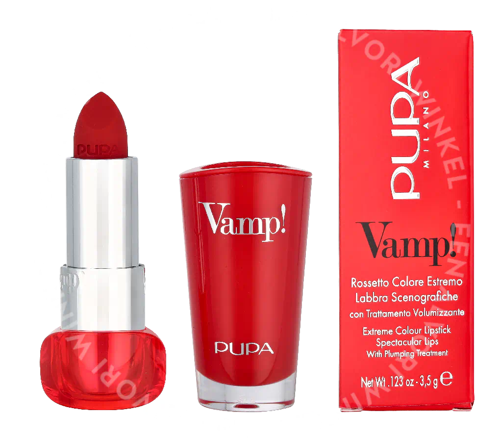Pupa Vamp! Extreme Colour Lipstick 3.5g #302 Ruby Red