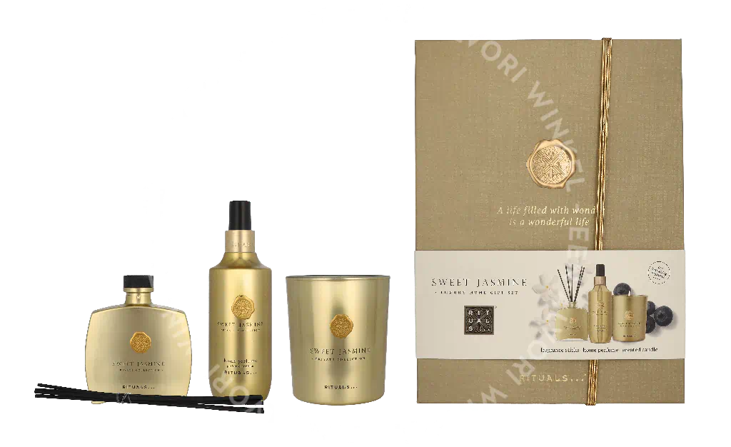 Rituals Private Collection Sweet Jasmine 660ml Mini Fragrance Sticks/Scented Candle 360g/Mini Fragrance Sticks Bottle 100ml/Home Perfume 200ml