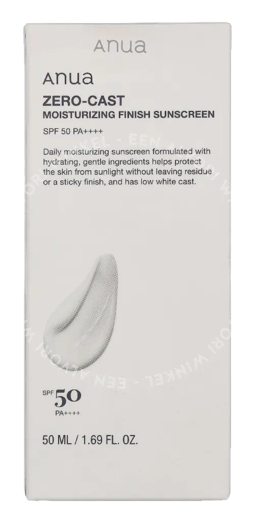 Anua Zero-Cast Moisturising Finish Sunscreen 50ml - Afbeelding 2