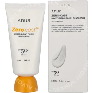 Anua Zero-Cast Moisturising Finish Sunscreen 50ml