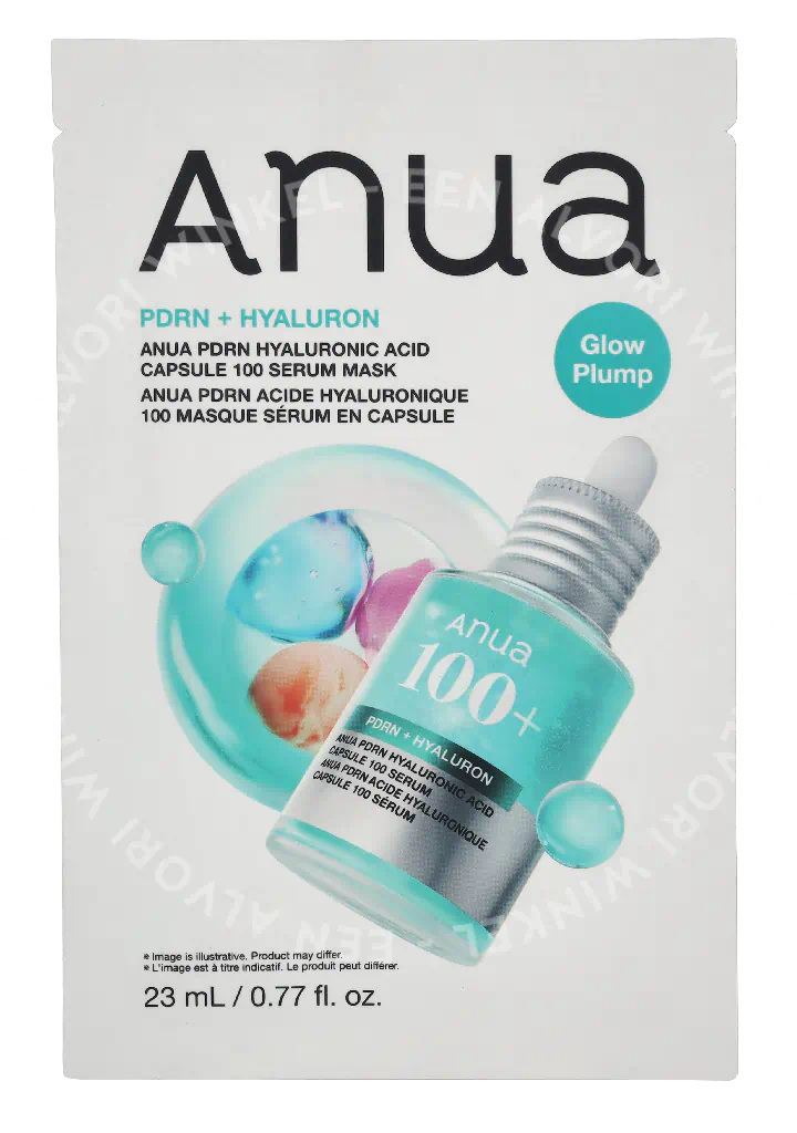 Anua PDRN Hyaluronic Acid Capsule 100 Serum Mask 23ml - Afbeelding 2