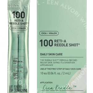 VT Cosmetics 100 Cica Reti-A Reedle Shot 20ml 2ml x 10 pieces