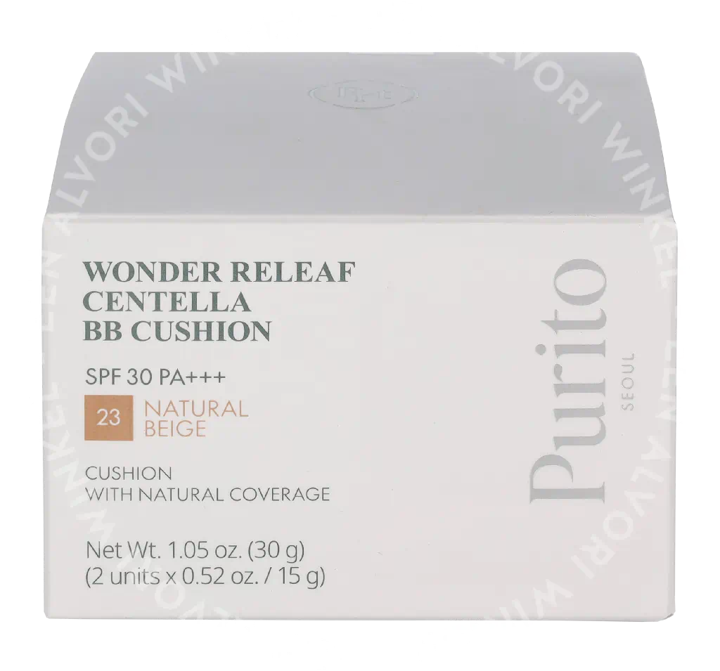 Purito Seoul Wonder Releaf Centella BB Cushion Duo Set 30g #23 Natural Beige 2x15g - Afbeelding 2