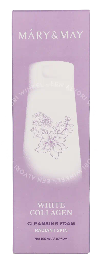 Mary & May White Collagen Cleansing Foam 150ml - Afbeelding 2