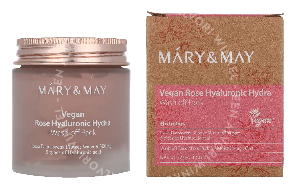Mary & May Rose Hyaluronic Hydra Wash Off Pack 125g