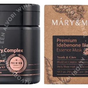 Mary & May Premium Idebenone Blackberry Complex Essence Mask 20stuk 20 Pieces