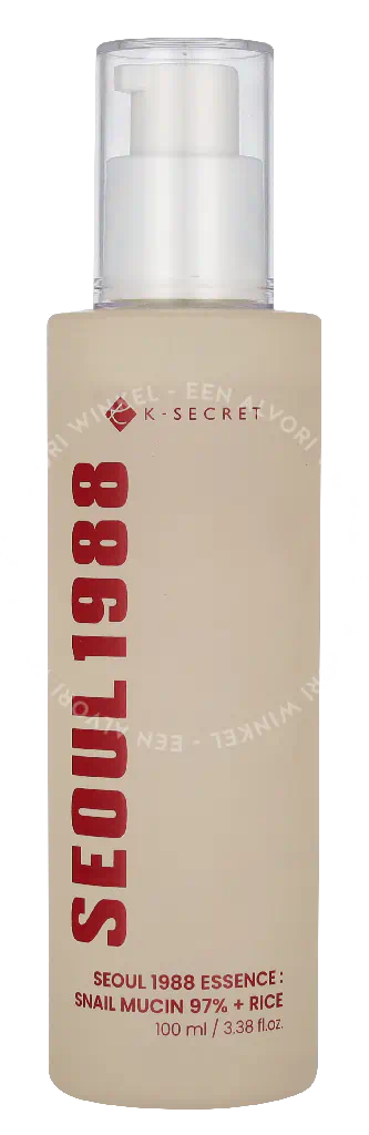 K-Secret Seoul 1988 Essence Snail Mucin 97% + Rice 100ml - Afbeelding 3
