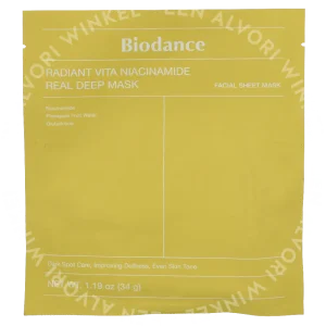 Biodance Radiant Vita Niacinamide Face Mask 34g