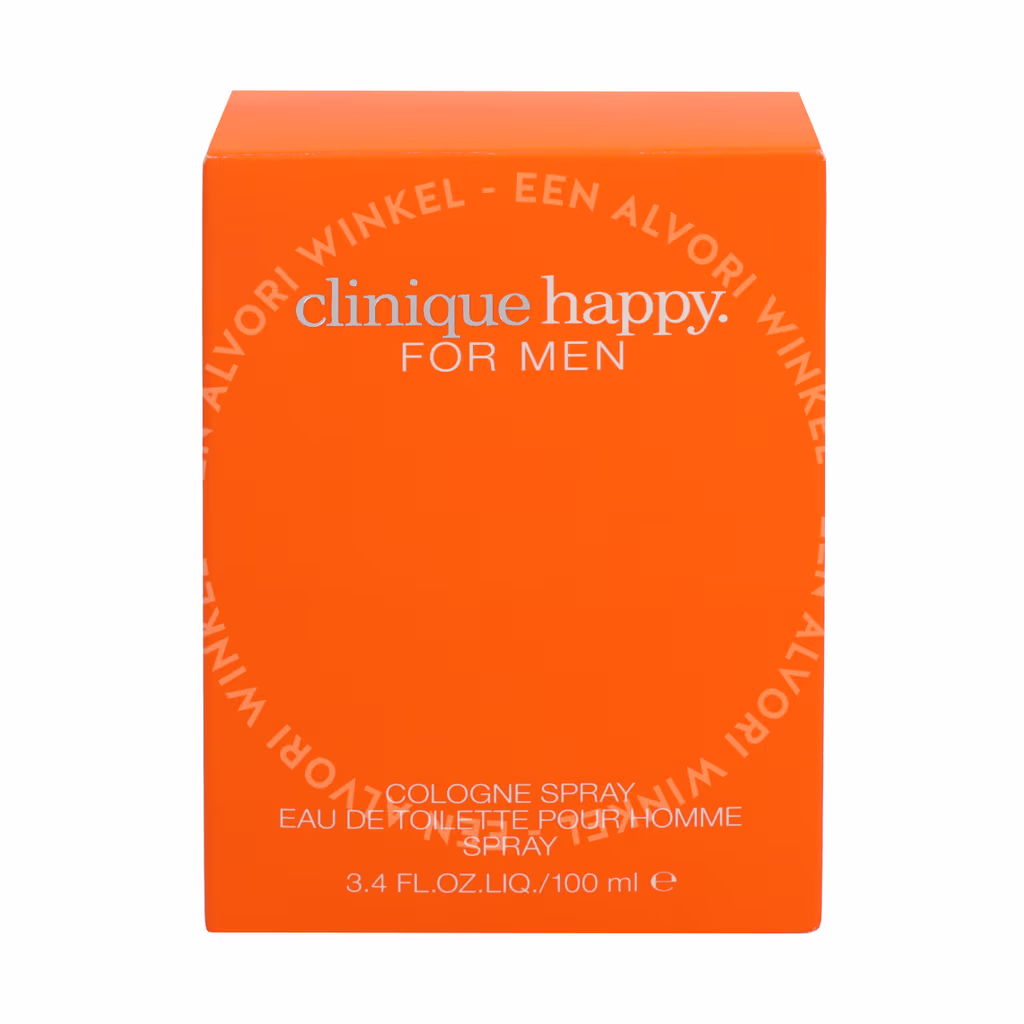 Clinique Happy For Men Cologne Edt Spray 100ml - Afbeelding 2