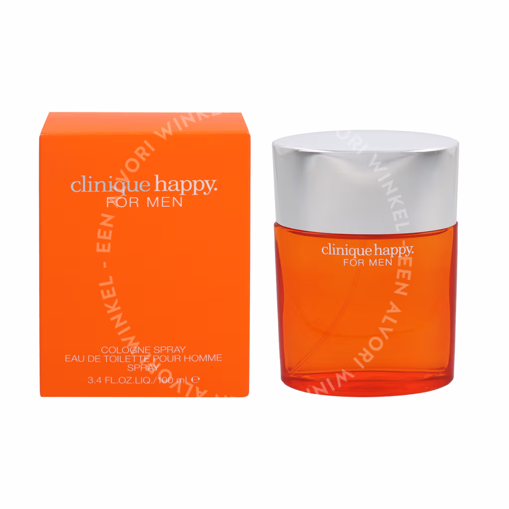 Clinique Happy For Men Cologne Edt Spray 100ml - Afbeelding 3