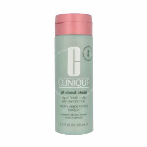 Clinique Liquid Facial Soap - Oily Combination Oily To Oily - All About Clean 200ml
