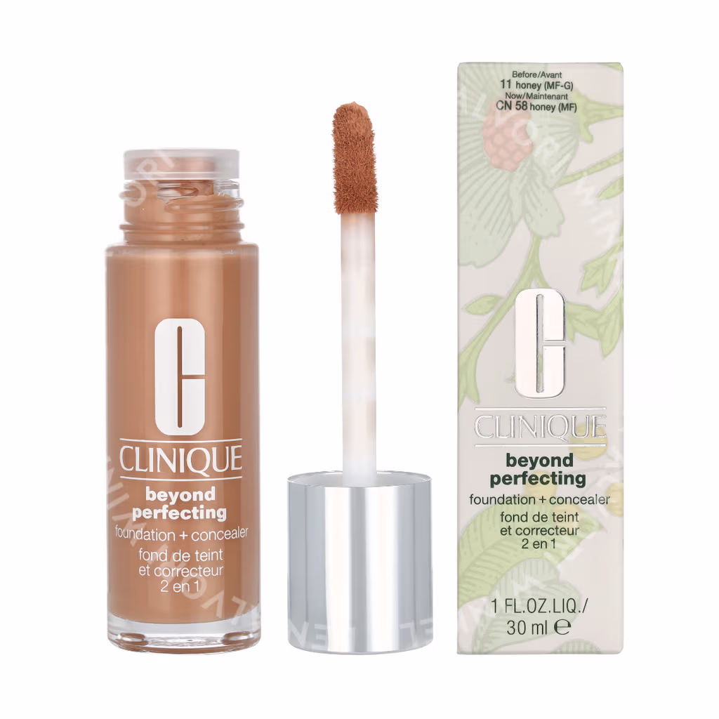 Clinique Beyond Perfecting Foundation + Concealer 30ml CN 58 Honey (MF) - Afbeelding 3