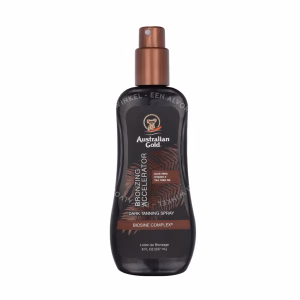 Australian Gold Accelerator Spray Gel 237ml Dark Tanning + With Bronzers / Aloe Vera + Vitamine / Dark tanning Formula