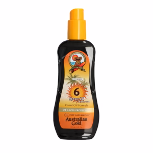 Australian Gold Hydrating Spray Oil Sunscreen SPF6 With Carrot Oil 237ml