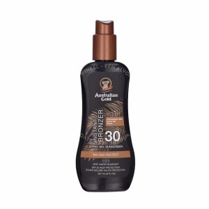Australian Gold Instant Bronzer Spray Gel Sunscreen SPF30 237ml