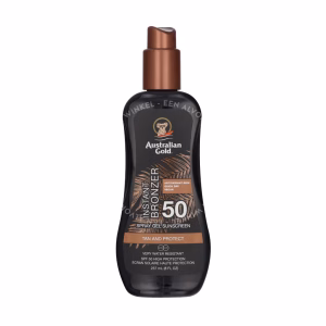 Australian Gold Instant Bronzer Spray Gel Sunscreen SPF50 237ml