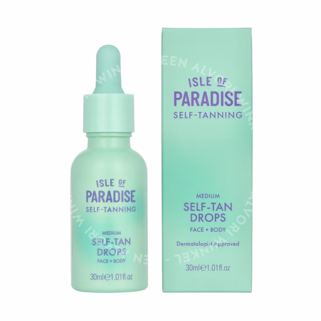 Isle of Paradise Self-Tan Drops Face + Body 30ml Medium - Afbeelding 3