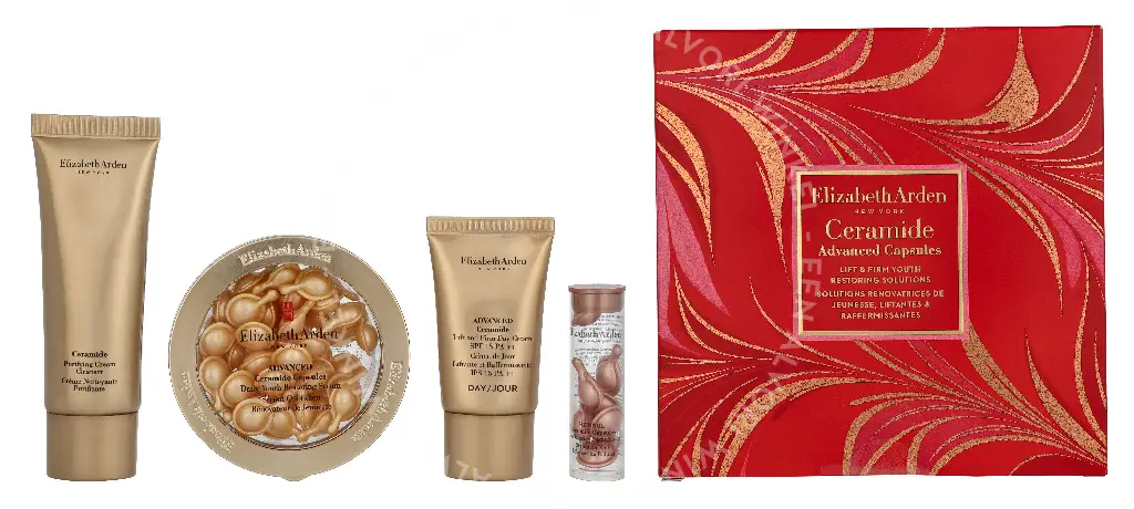 E.Arden Ceramide Advanced Capsules Lift & Firm Youth Set 96.2ml Cream Cleanser 50ml/Capsules Serum 28ml/Day Cream 15ml/Capsules Night Serum 3,2ml - Afbeelding 4