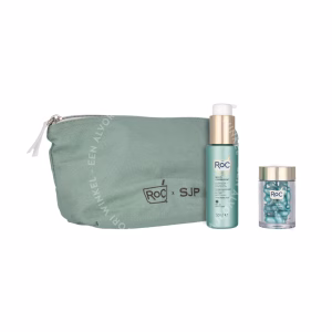 RoC Sarah Jessica Parker Hydrate + Plump Limited Edition Set 60.5ml Plump Moisturizer SPF30 50ml/Capsules 30 Pc/Bag